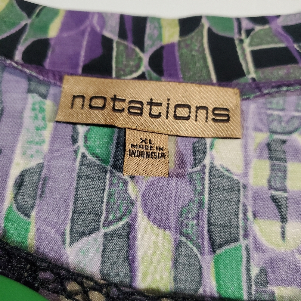 Notations Multicolor Geometric Tunic - Picture 5 of 9